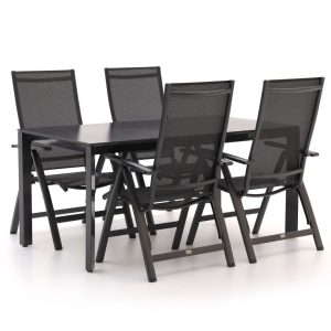 Bellagio Avenza/Sestino 160 cm Gartenmöbel-Set 5-teilig verstelbar