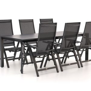 Bellagio Avenza/Sestino 220 cm Gartenmöbel-Set 7-teilig verstelbar