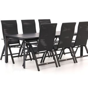 Bellagio Avio/Sestino 220 cm Gartenmöbel-Set 7-Teilig verstelbaar