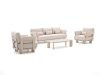 Bellagio Battuello Sessel-Sofa Lounge-Set 4-teilig