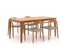 Bellagio Berbaro/Bruca 170 cm Gartenmöbel-Set 5-teilig Stapelbar