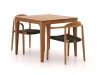 Bellagio Berbaro/Bruca 90 cm Gartenmöbel-Set  3-teilig Stapelbar