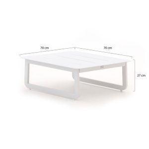 Bellagio Bertinoro Loungetisch 70x70x27 cm