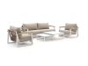 Bellagio Bertinoro Sessel-Sofa Lounge-Set 5-teilig 5-Sitzer