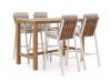 Bellagio Bertinoro/ROUGH-X 135 cm Gartenbar-Set 5-teilig stapelbar