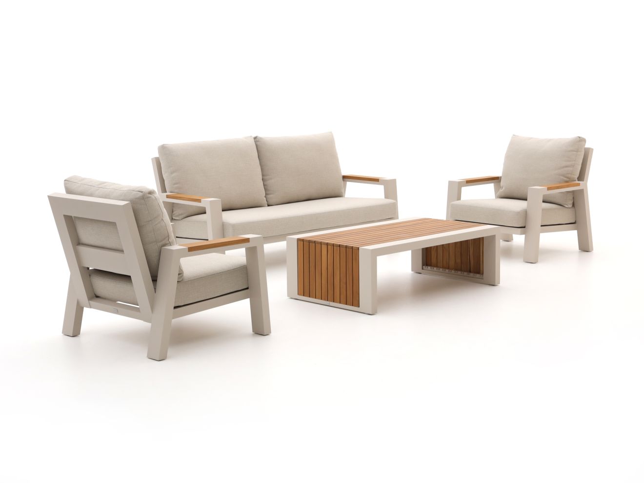 Bellagio Bisenzio Sessel-Sofa Lounge-Set 4-teilig