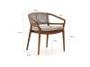 Bellagio Brasimone/Induno dänisch oval 240 cm Gartenmöbel-Set 7-teilig stapelbar