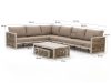 Bellagio Cadora Ecklounge-Set 4-teilig links 6-Sitzer