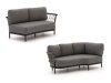 Bellagio Calizzano Gartensofa 2-Sitzer 168 cm inkl. Eckelement + rechter Arm 3-Sitzer 214 cm