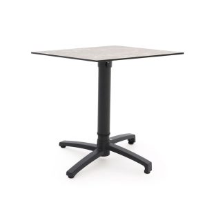 Bellagio Canzo Gartentisch klappbar 70x70x73/109 cm verstellbar
