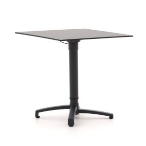 Bellagio Canzo Gartentisch klappbar 70x70x73/109 cm verstellbar