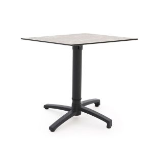 Bellagio Canzo Gartentisch klappbar 80x80x73/109 cm verstellbar