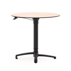 Bellagio Canzo Gartentisch klappbar Ø80 (h:73/109 cm) verstellbar