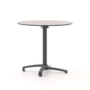 Bellagio Canzo Gartentisch klappbar ø 80 cm (h: 73 cm)