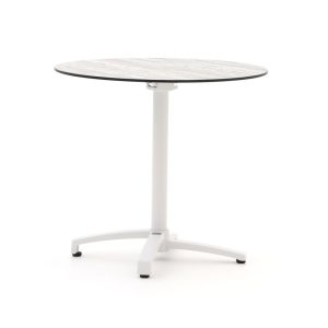 Bellagio Canzo Gartentisch klappbar ø 80 cm (h:73 cm)