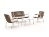 Bellagio Caronia Sessel-Sofa-Lounge-Set 4-teilig