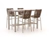 Bellagio Caronia/Trecenta 150 cm Gartenbar-Set 5-teilig stapelbar