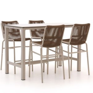 Bellagio Caronia/Trecenta 150 cm Gartenbar-Set 5-teilig stapelbar