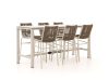 Bellagio Caronia/Trecenta 225 cm Gartenbar-Set 7-teilig stapelbar