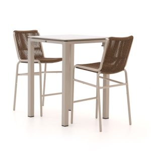 Bellagio Caronia/Trecenta 75 cm Gartenbar-Set 3-teilig stapelbar