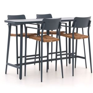 Bellagio Cino 175 cm Gartenbar-Set 5-Teilig Stapelbar