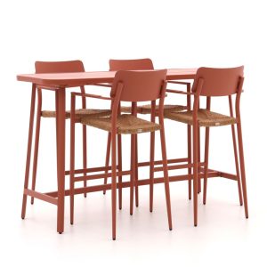 Bellagio Cino 175 cm Gartenbar-Set 5-Teilig Stapelbar
