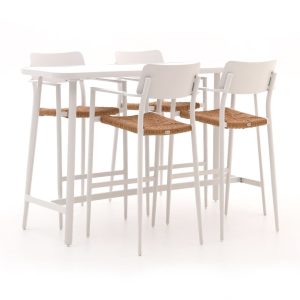 Bellagio Cino 175 cm Gartenbar-Set 5-Teilig Stapelbar