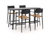 Bellagio Cino 175 cm Gartenbar-Set 5-teilig