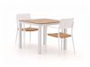 Bellagio Cino/Fidenza 90 cm Gartenmöbel-Set 3-teilig stapelbar