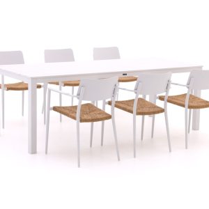 Bellagio Cino/Menzano 220 cm Gartenmöbel-Set 7-teilig stapelbar