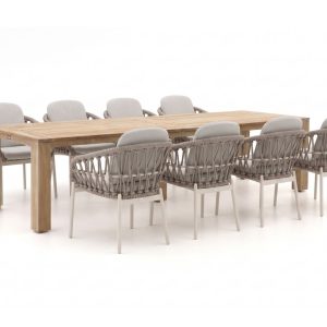 Bellagio Cupello/ROUGH-X 320 cm Gartenmöbel-Set 9-teilig