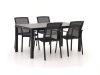 Bellagio Dranera/Fidenza 160 cm Gartenmöbel-Set 5-teilig stapelbar