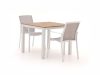 Bellagio Dranera/Fidenza 90 cm Gartenmöbel-Set 3-teilig stapelbar