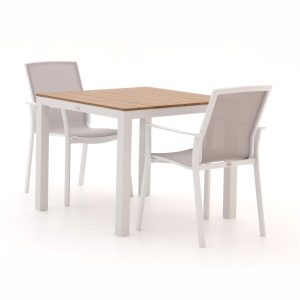 Bellagio Dranera/Fidenza 90 cm Gartenmöbel-Set 3-teilig stapelbar