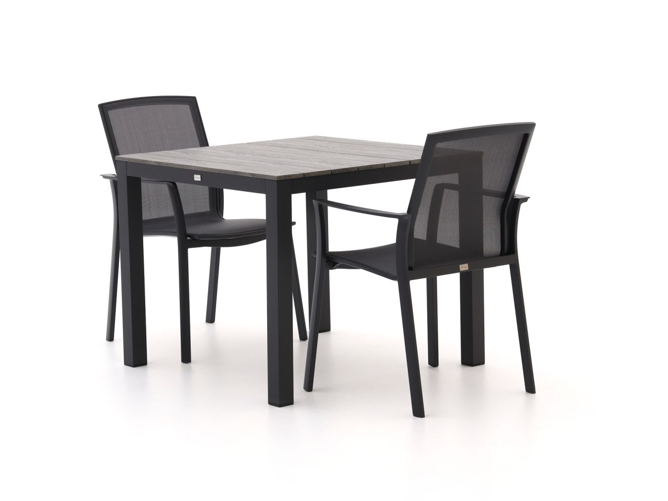 Bellagio Dranera/Fidenza 90 cm Gartenmöbel-Set 3-teilig stapelbar