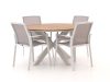 Bellagio Dranera/Fidenza ø 126 cm Gartenmöbel-Set 5-teilig stapelbar