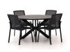 Bellagio Dranera/Fidenza ø 126 cm Gartenmöbel-Set 5-teilig stapelbar