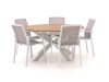 Bellagio Dranera/Fidenza ø 149 cm Gartenmöbel-Set 6-teilig stapelbar