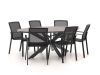 Bellagio Dranera/Fidenza oval 220 cm Gartenmöbel-Set 7-teilig stapelbar