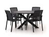 Bellagio Dranera/Lodola ø 130 cm Gartenmöbel-Set 5-teilig stapelbar