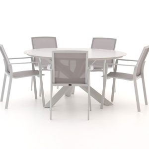 Bellagio Dranera/Lodola ø 150 cm Gartenmöbel-Set 6-teilig stapelbar