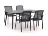 Bellagio Dranera/Sora 160 cm Gartenmöbel-Set 5-teilig stapelbar
