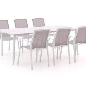 Bellagio Dranera/Sora 220 cm Gartenmöbel-Set 7-teilig stapelbar