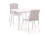 Bellagio Dranera/Sora 90 cm Gartenmöbel-Set 3-teilig stapelbar