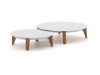 Bellagio Esenta Loungetisch ø86 (h:21 cm)/ø 68 (h:19 cm)