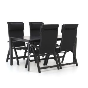 Bellagio Fermo/Sestino 160 cm Gartenmöbel-Set 5-teilig verstellbar