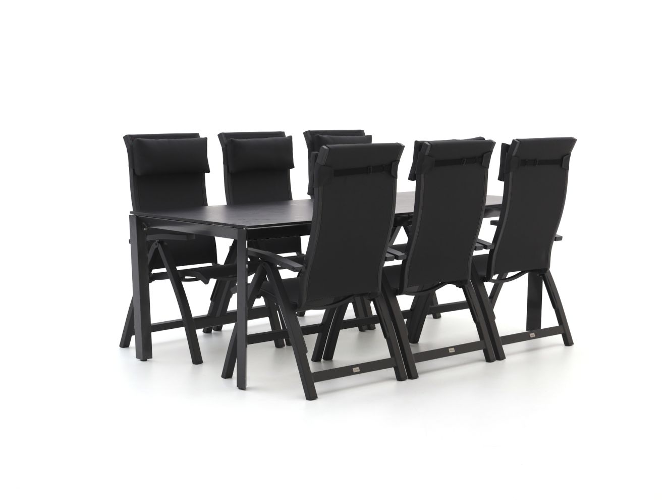 Bellagio Fermo/Sestino 220 cm Gartenmöbel-Set 7-teilig verstellbar