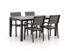 Bellagio Fidenza 160 cm Gartenmöbel-Set 5-Teilig Stapelbar
