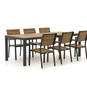 Bellagio Fidenza 220 cm Gartenmöbel-Set 7-teilig stapelbar
