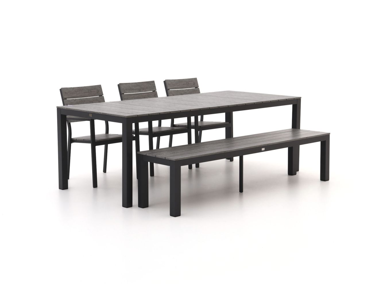 Bellagio Fidenza 220 cm Gartenmöbel-Set mit Sofa 5-Teilig Stapelbar